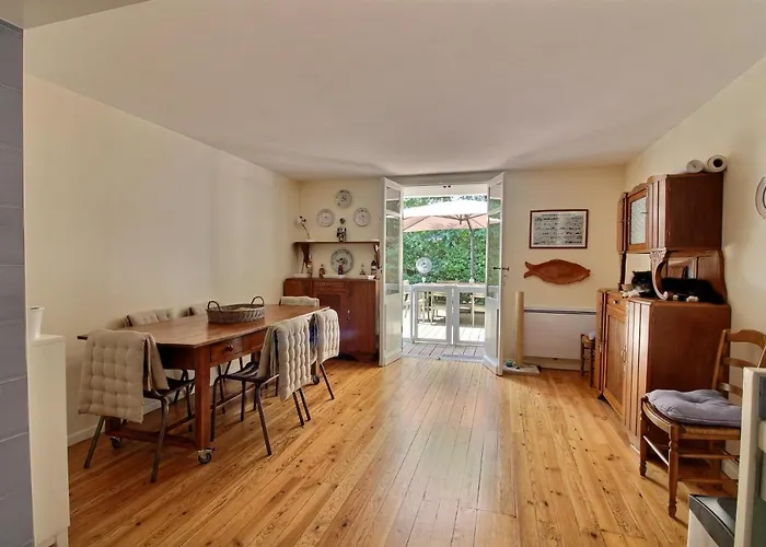 펜션 Arcachon-centre Jolie Maison Basco-landaise Avec 4 *